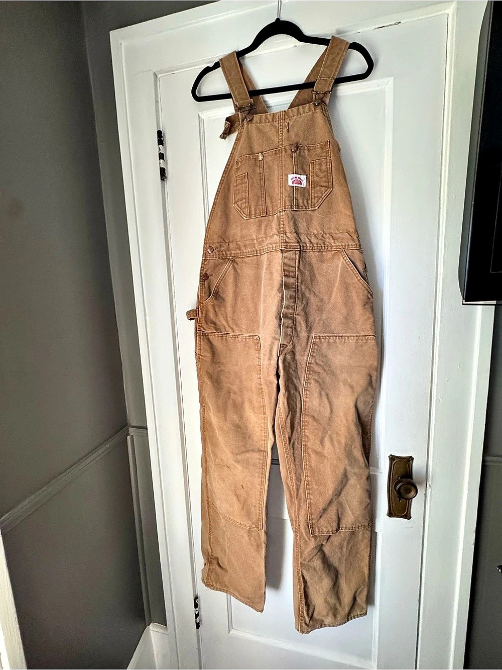 Round House Heavy Duty Brown Duck Bib Overalls